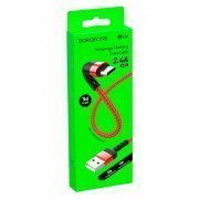 Кабель Borofone BX34 Advantage для Apple (USB - lightning) (красный) — 2