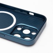 Чехол-накладка ORG SM021 SafeMag для Apple iPhone 15 Pro (синяя) — 3