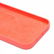 Чехол-накладка ORG Silicone Case SafeMag с анимацией для Apple iPhone 13 (розовый цитрус) — 3