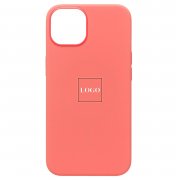 Чехол-накладка ORG Silicone Case SafeMag с анимацией для Apple iPhone 13 (розовый цитрус) — 1