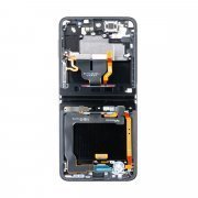 Дисплейный модуль внутренний с тачскрином для Samsung Galaxy Z Flip3 (F711B) (черный) &mdash; 1