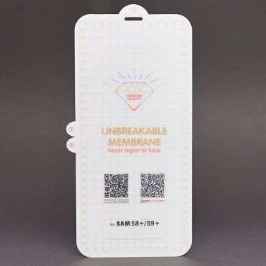 Защитная плёнка силиконовая для Samsung Galaxy S9 Plus (G965F) (прозрачная) &mdash; 1