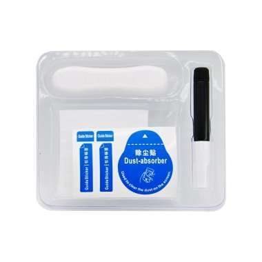 Защитное стекло для Apple Watch 38 mm (УФ комплект с клеем и лампой) &mdash; 3