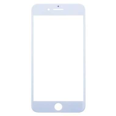 Стекло для Apple iPhone 8 Plus с рамкой и пленкой OCA (белое) &mdash; 1