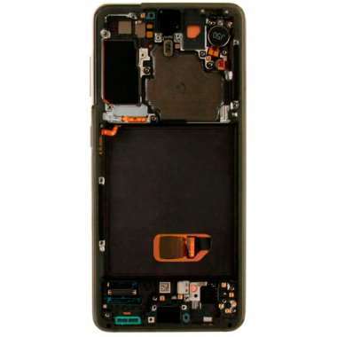 Дисплейный модуль с тачскрином для Samsung Galaxy S21 (G991B) (серый) — 2