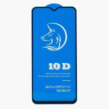 Защитное стекло Brera 2D для Xiaomi Redmi 9T (полное покрытие) (черное) — 1