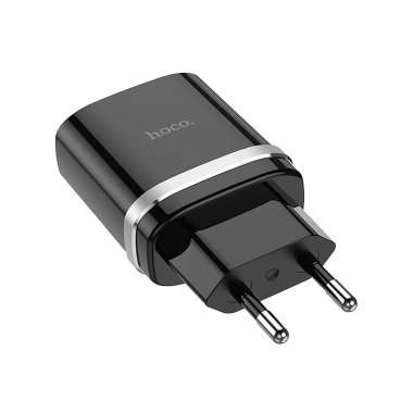 Сетевое зарядное устройство Hoco C12Q USB (белое) — 2