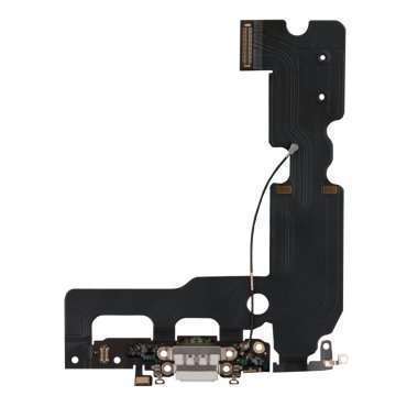 Шлейф для Apple iPhone 7 Plus на разъем зарядки/микрофон (белый) Премиум — 1