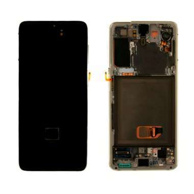 Дисплейный модуль с тачскрином для Samsung Galaxy S21 (G991B) (белый) — 1