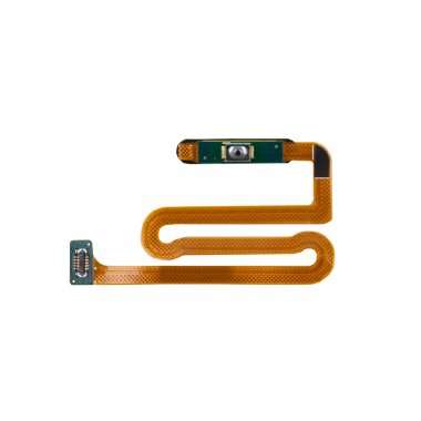 Шлейф для Samsung Galaxy A12s (A127F) + сканер отпечатка пальца (синий) &mdash; 2