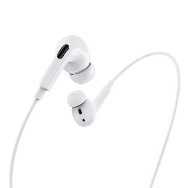 Проводная стереогарнитура HOCO M1 Pro для Apple (Lightning) (белая) &mdash; 2