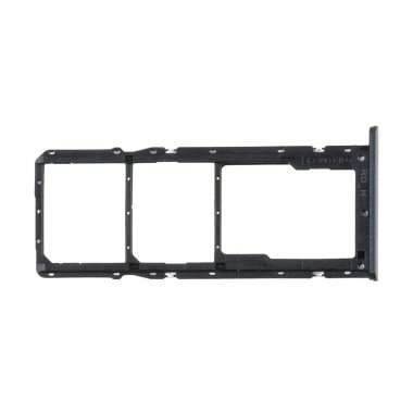 Контейнер SIM для Realme C21 (черный) — 2