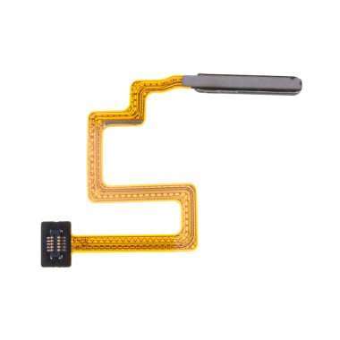 Шлейф для Samsung Galaxy A22 5G (A226F) + сканер отпечатка пальца (черный) — 2