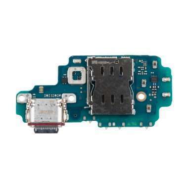 Шлейф для Samsung Galaxy S23 Ultra (S918B) плата на разъем зарядки/разъем SIM/микрофон &mdash; 2
