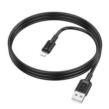 Кабель Borofone BX111 Feliz (USB - lightning) (черный) — 3