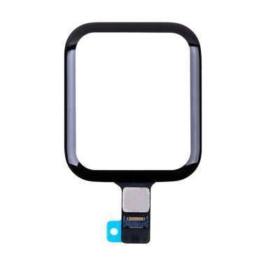 Стекло с тачскрином для Apple Watch SE 40 mm в сборе с OCA пленкой (черное) — 2