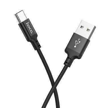 Кабель Hoco X14 (USB - Type C) 100см (черный) — 6