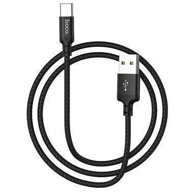 Кабель Hoco X14 (USB - Type C) 100см (черный) — 5