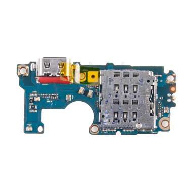 Шлейф для Motorola Moto G85 плата на системный разъем/разъем SIM/микрофон премиум &mdash; 1