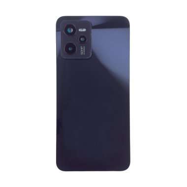Задняя крышка для Realme C35 (черная) премиум — 2