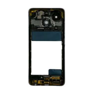 Средняя часть для Tecno Spark 20C (серебристая) &mdash; 1
